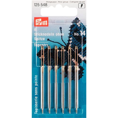 Prym 125548 Borduurnaalden zonder punt staal No. 14 1,90x60mm
