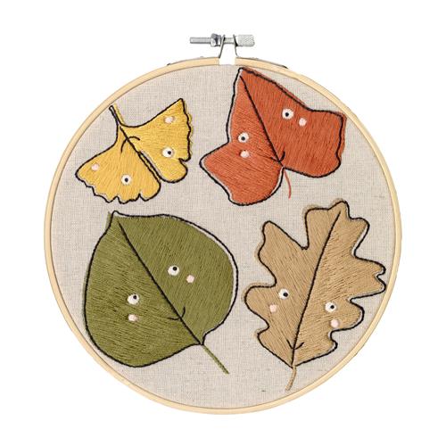 ReStyle 095.2033 Borduurpakket Herfst bladeren 17,8cm rond