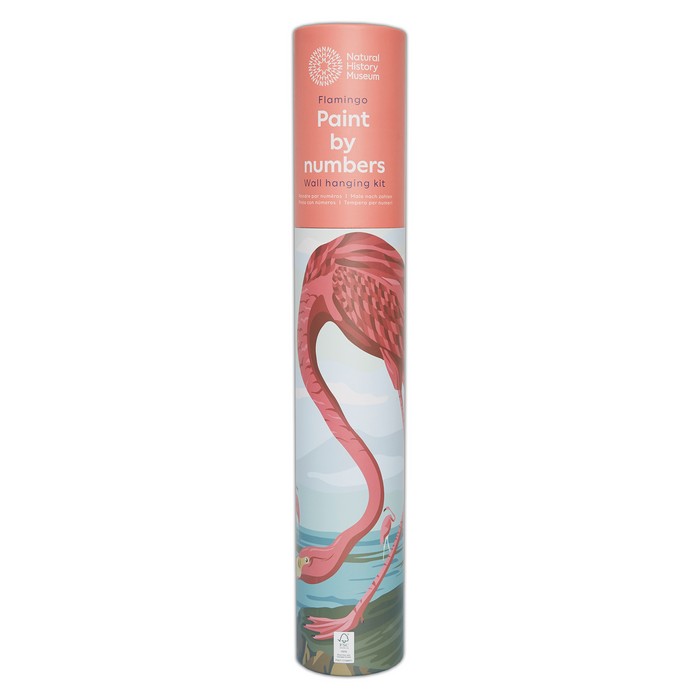 RHS schilderen op nummer op rol - flamingo