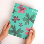 Schetsboek met harde kaft - A5 – Blad patroon