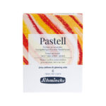Schminke pastelkrijt - set 6 halve - juicy yellows & glowing reds