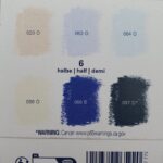 Schminke pastelkrijt - set 6 halve - lightest & deepest shades
