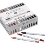 Sennelier schetspotlood - set 12