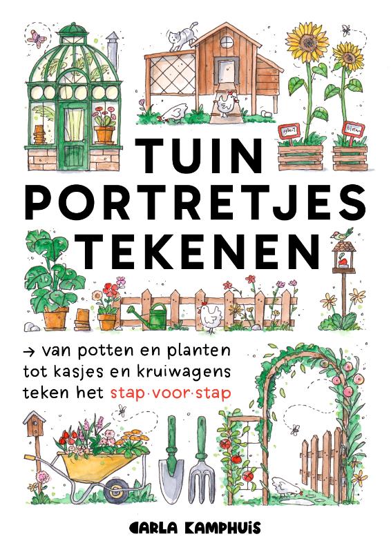 Tuinportretjes tekenen - Carla Kamphuis