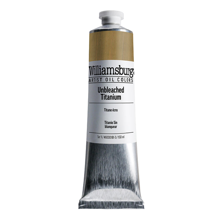 Williamsburg artist oil color 150ml - Ongebleekt Titaan