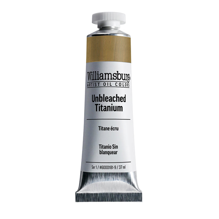 Williamsburg artist oil color 37ml - Ongebleekt Titaan