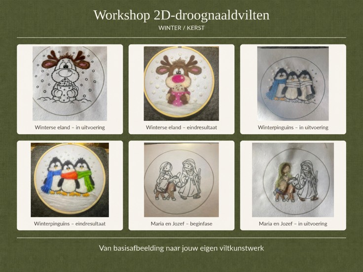 workshop naaldvilten kerst