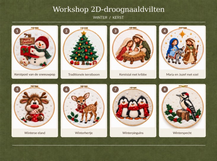 workshop naaldvilten kerst