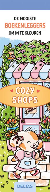 Boekenleggers om in te kleuren - cozy shops