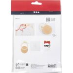 CCHobby mini creative kit - borduren kerstman wit