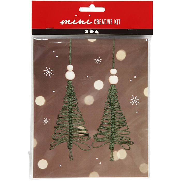 CCHobby mini creative kit - macrame kerstboom