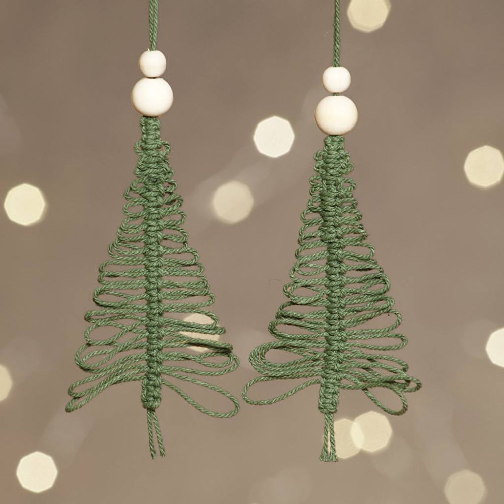 CCHobby mini creative kit - macrame kerstboom