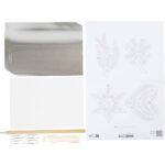 CCHobby mini hobbyset kerstdecoratie- silver metal