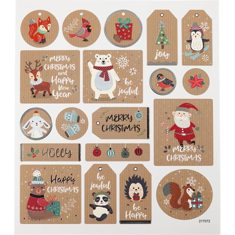 CCHobby stickers - Kerststickers