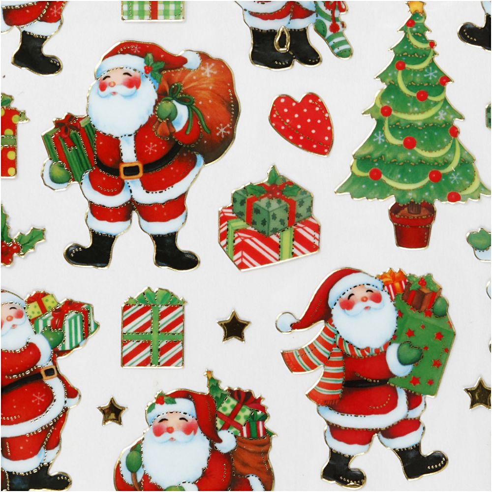 CCHobby stickers - klassieke kerstfiguren