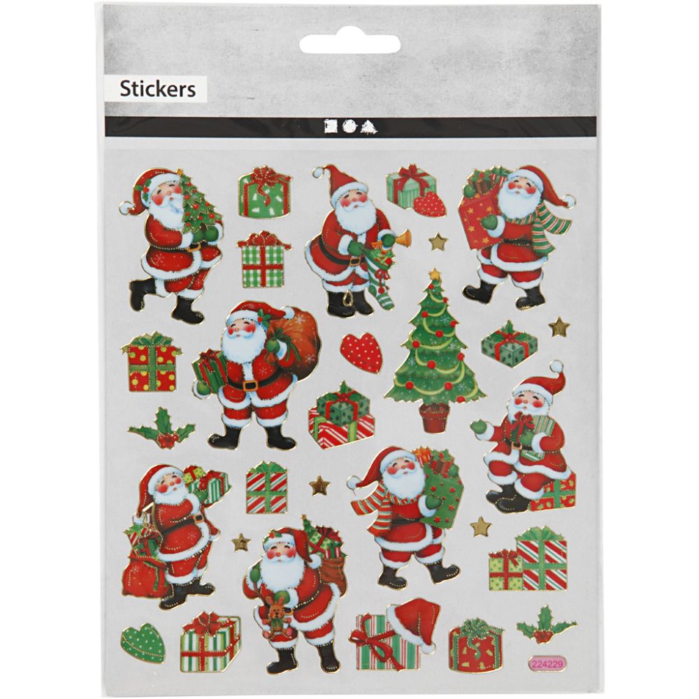 CCHobby stickers - klassieke kerstfiguren