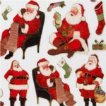 CCHobby stickers - Klassieke kerstman