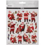 CCHobby stickers - Klassieke kerstman
