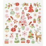 CCHobby stickers - Romantische kerst
