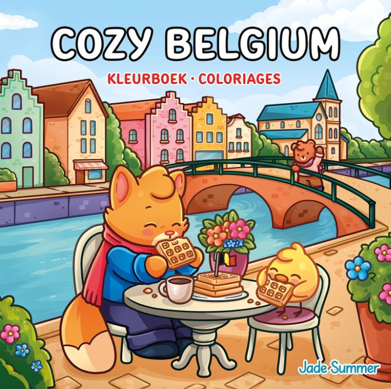 Cozy Belgium - Comfy kleurboek - Jade Summer