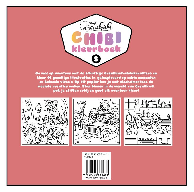 Creachick chibi kleurboek 2
