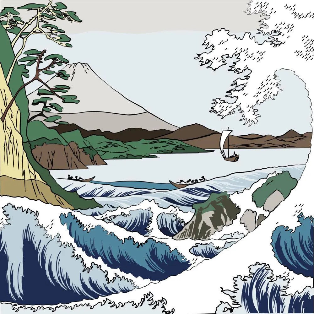Enjoy art schilder op nummer - Fuji