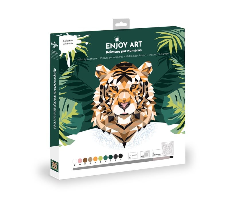 Enjoy art schilder op nummer - Tiger