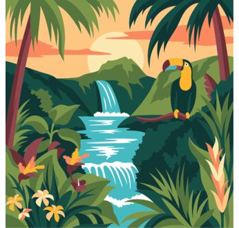 Enjoy art schilder op nummer - Tropical