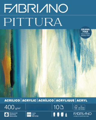 Fabriano pittura 30 x 40 400gr 10 vel