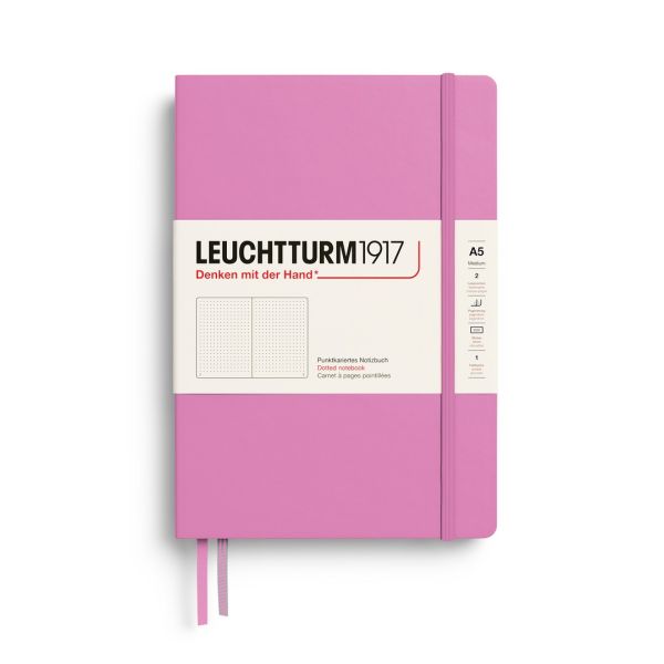 Leuchtturm1917 hard cover medium A5 - dotted - bubblegum