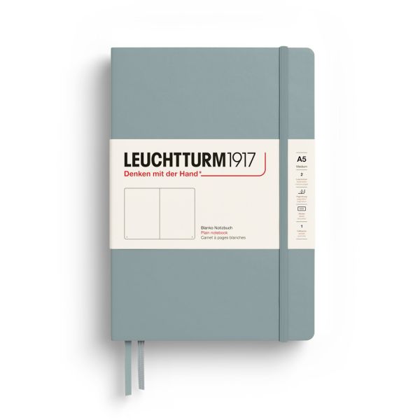 Leuchtturm1917 hard cover medium A5 - plain - dove