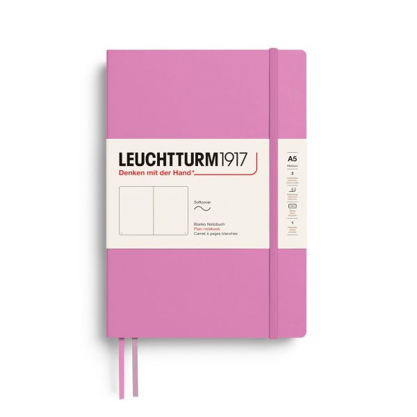 Leuchtturm1917 soft cover medium A5 - plain - bubblegum
