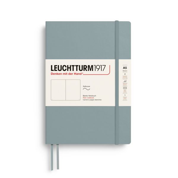 Leuchtturm1917 soft cover medium A5 - plain - dove