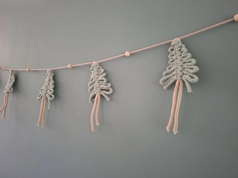macrame kerstslinger