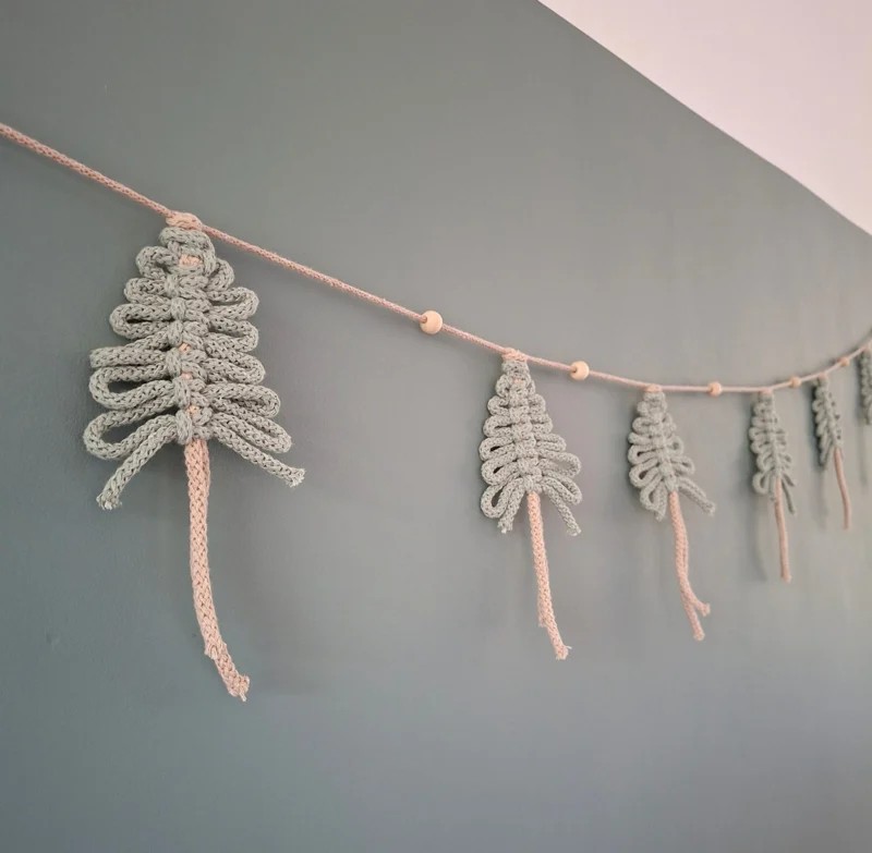 macrame kerstslinger