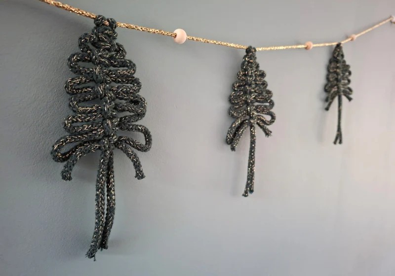 macrame kerstslinger