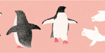 MT washitape artist tape - adelie penguin