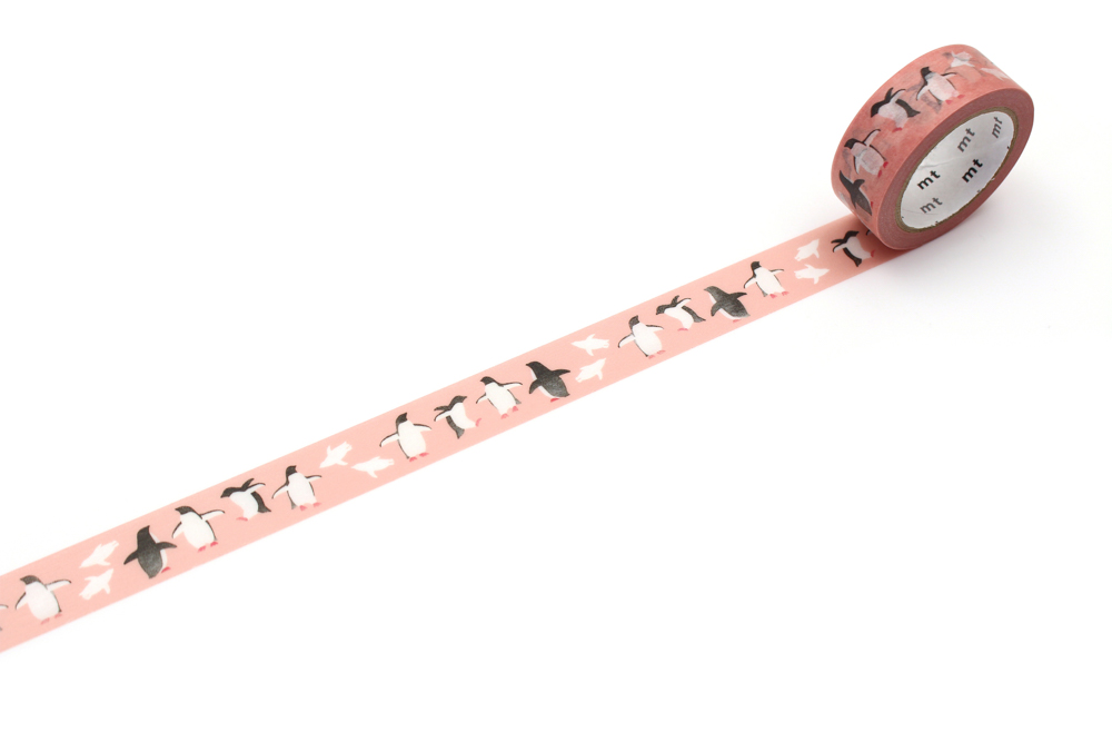 MT washitape artist tape - adelie penguin