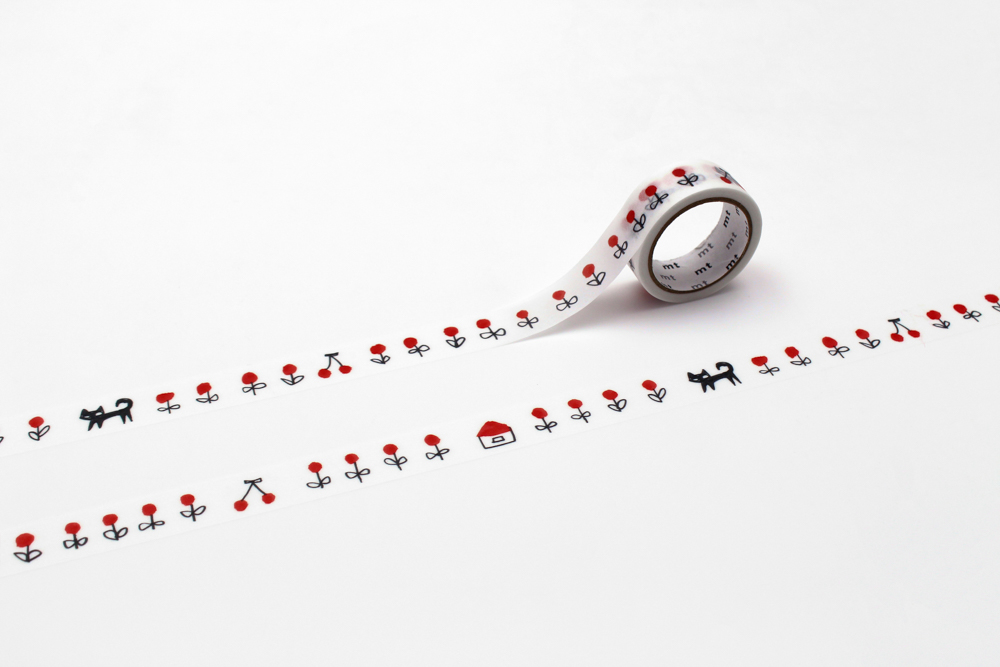 MT washitape artist tape - black cat
