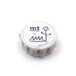 MT washitape artist tape - black cat