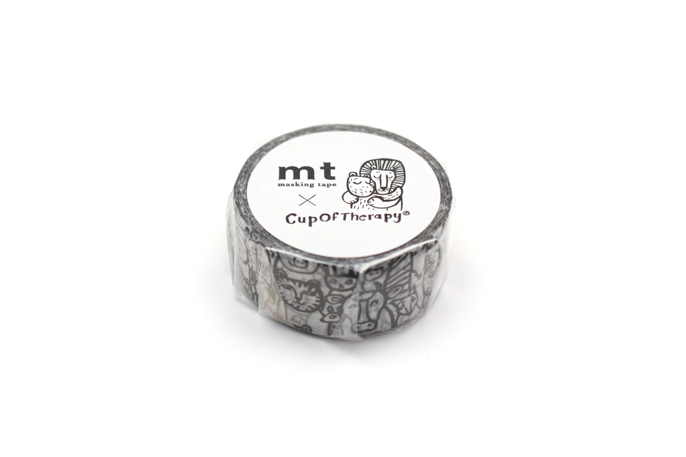 MT washitape artist tape - cup of therapy animals
