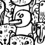 MT washitape artist tape - cup of therapy animals