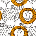 MT washitape artist tape - lion