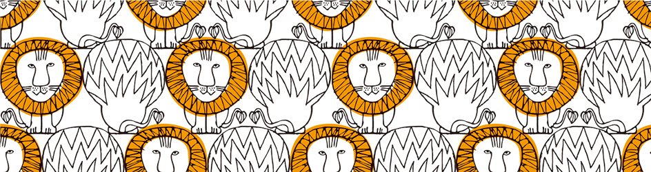 MT washitape artist tape - lion