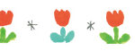 MT washitape artist tape - tulip