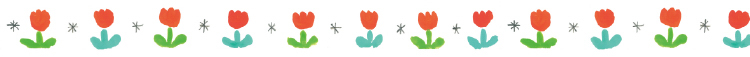 MT washitape artist tape - tulip