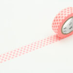 MT washitape basic - dot shocking red