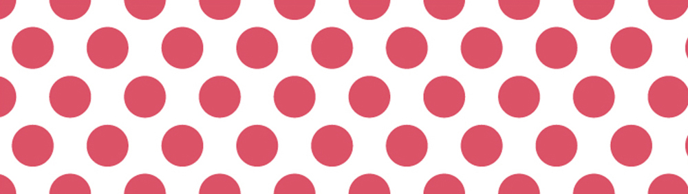 MT washitape basic - dot shocking red
