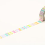 MT washitape basic - multi border pastel