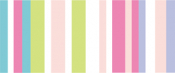 MT washitape basic - multi border pastel